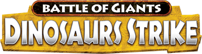 Combat of Giants: Dinosaurs Strike title screen for Wii